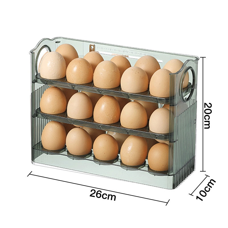 Easy Flip Kitchen Egg Holder