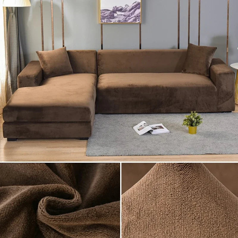 Soft Fitted Couch Slipcover