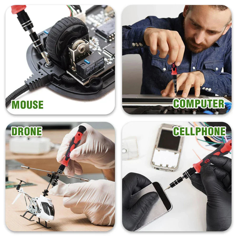 Ultimate 115-Piece Screwdriver Set with Magnetic Tips