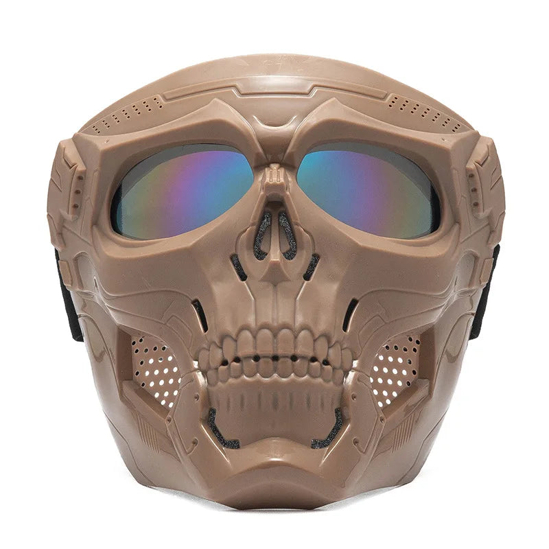 Tough Biker Skull Face Mask