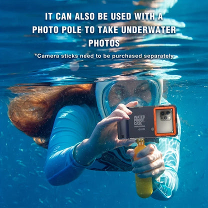 Waterproof Phone Pouch with Depth Protection and Strap