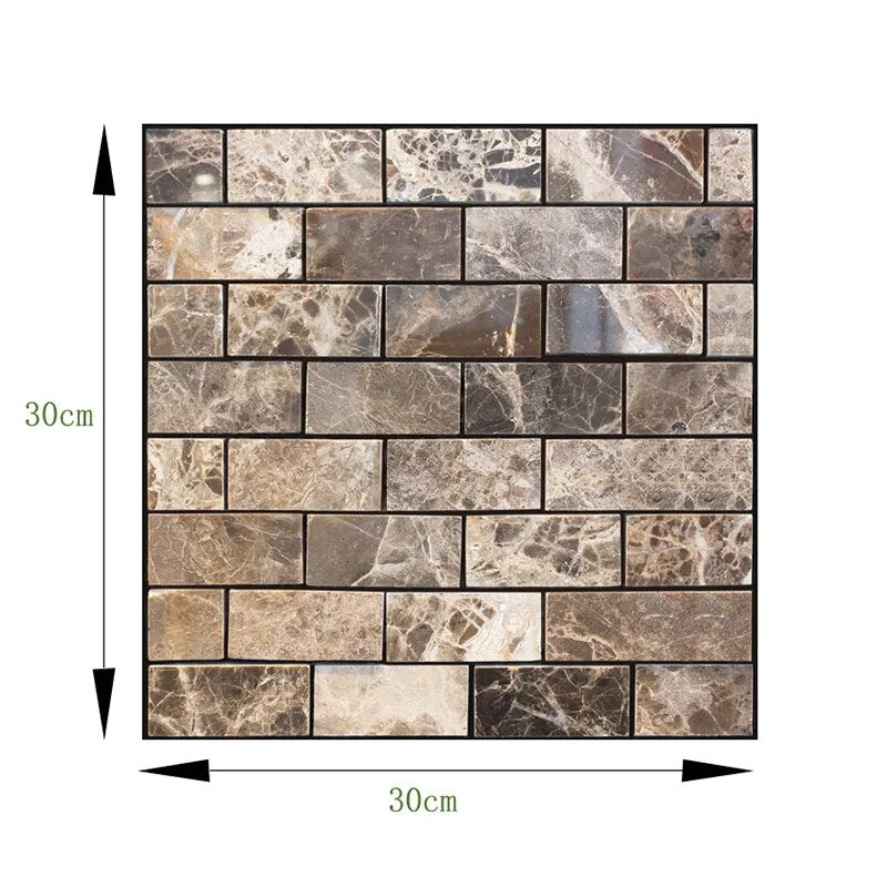 Textured Brick Wall Sticker Decal