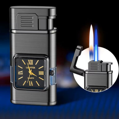 Windproof Double Jet Refillable Gas Lighter