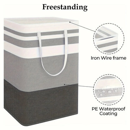 Big Capacity Folding Laundry Basket with Handles