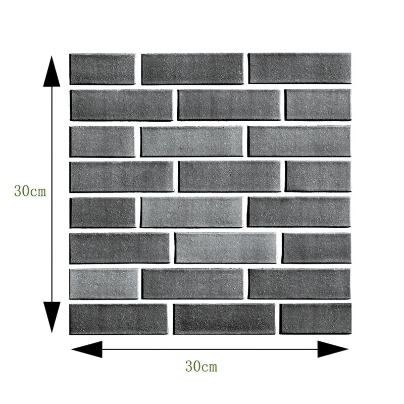 Textured Brick Wall Sticker Decal