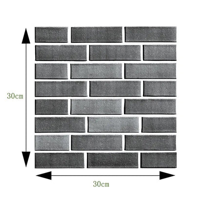 Textured Brick Wall Sticker Decal
