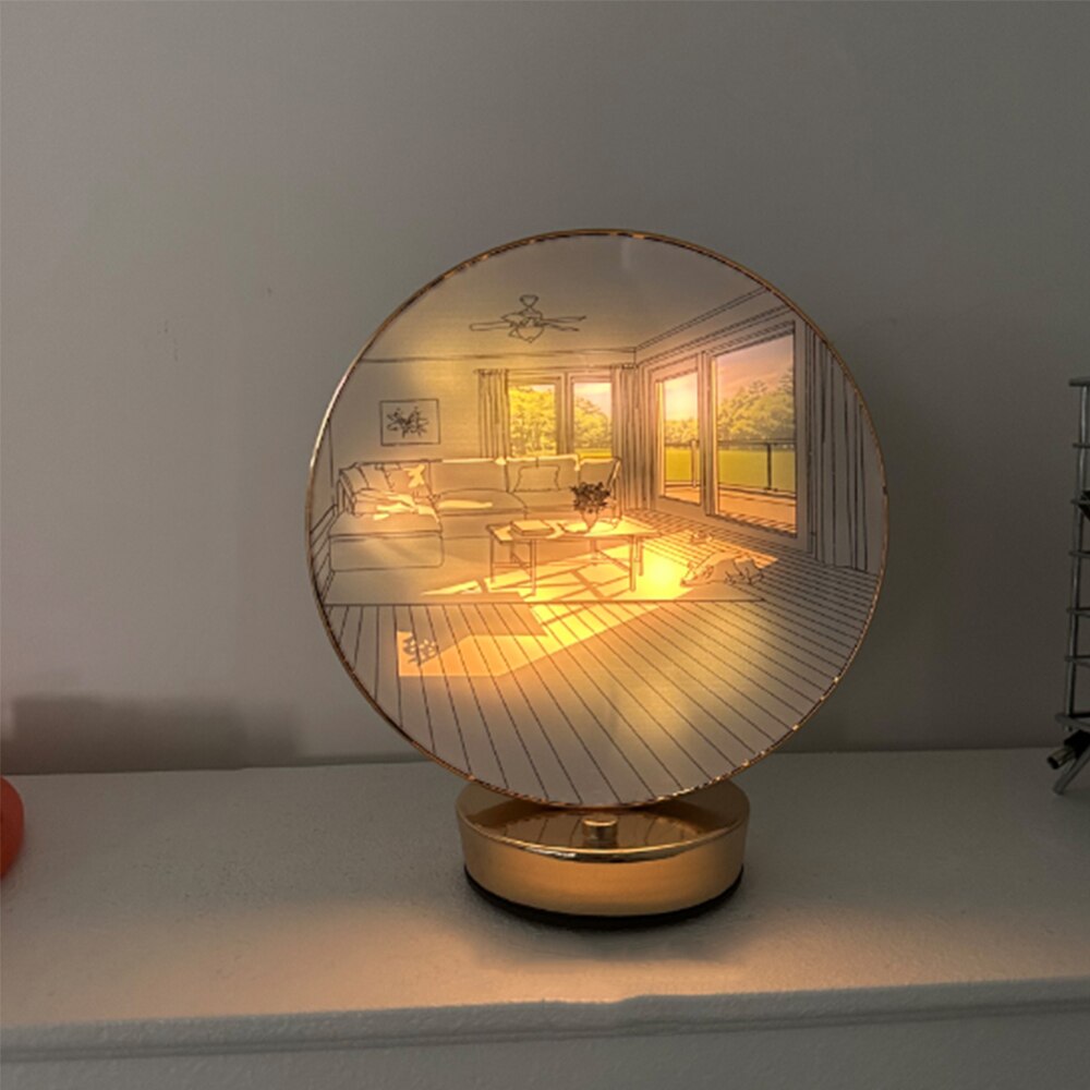 Unique Handmade Globe Desk Lamp