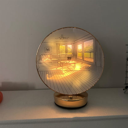 Unique Handmade Globe Desk Lamp