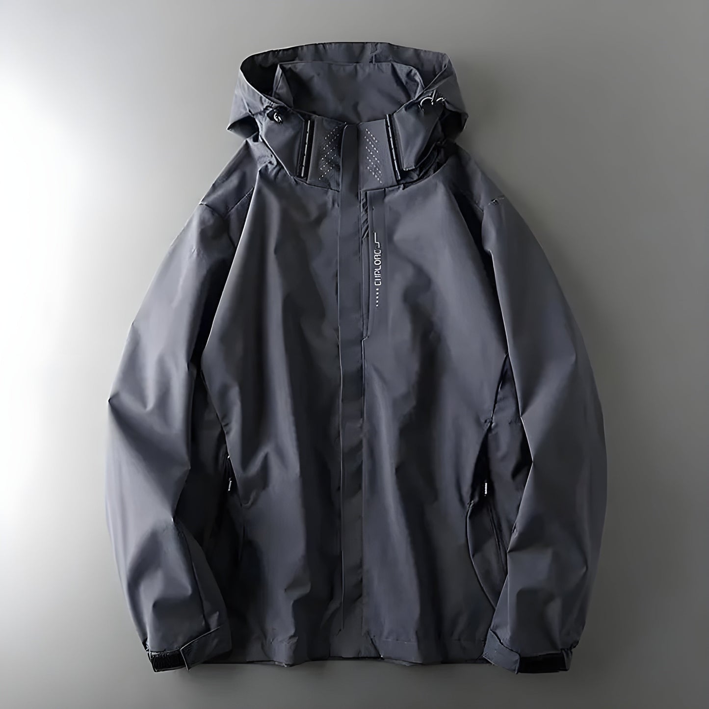 Breathable Water Resistant Parka With Zip Up Front