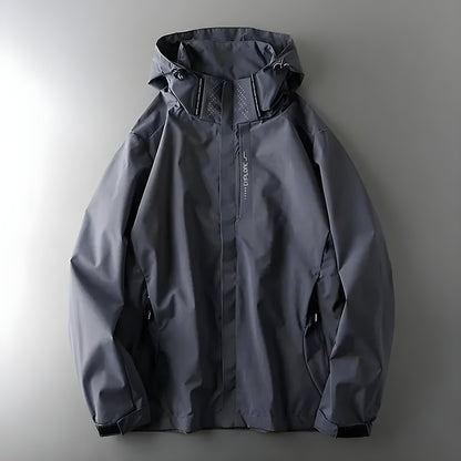Breathable Water Resistant Parka With Zip Up Front