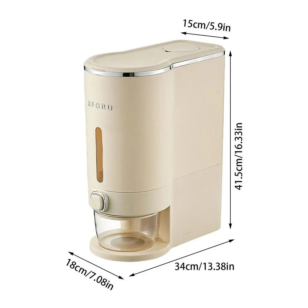 Airtight Food Storage Container Dispenser