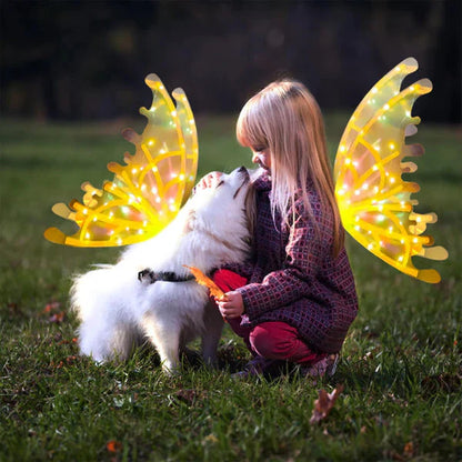 Colorful LED Fairy Wing Costume for Kids