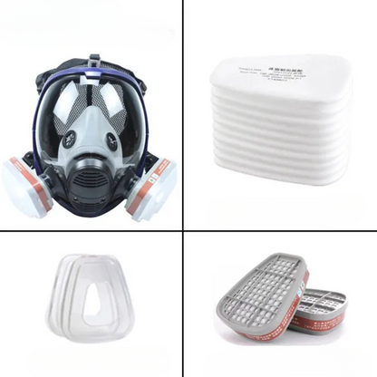 Breathable Face Mask with Clear Lens and Air Purifying Filters