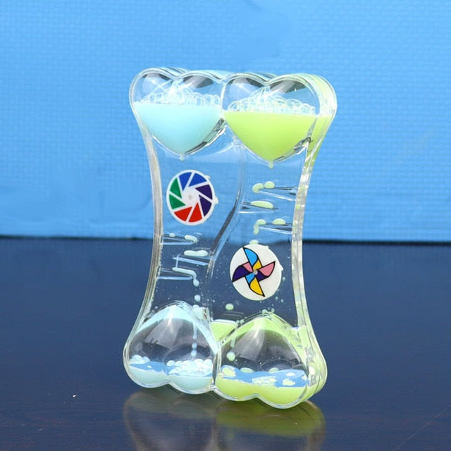 Colorful Kinetic Sand Timer Lamp