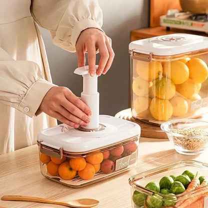Clear Food Sealer Container with Pump – FreshLock