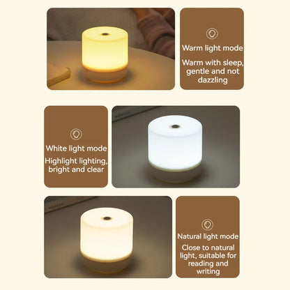 Bright LED Bedside Table Lamp with Touch Control