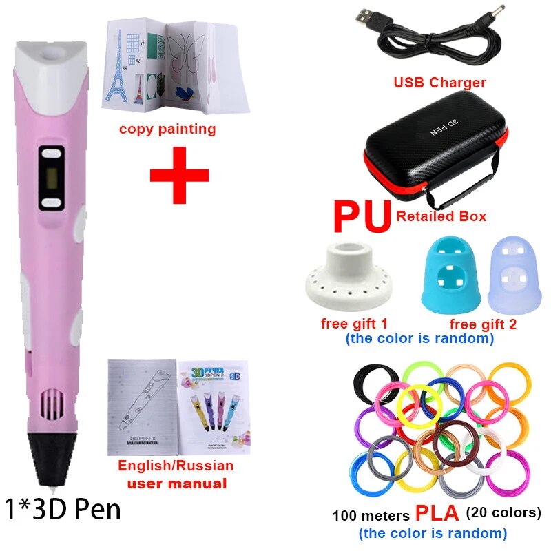 Colorful Kids Drawing 3D Pen