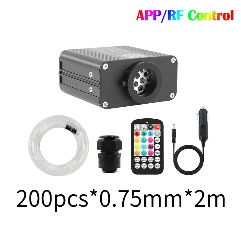 Color Changing Ambient Fiber Optic Lamp