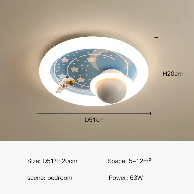 Cosmic Space LED Ceiling Light Lamp