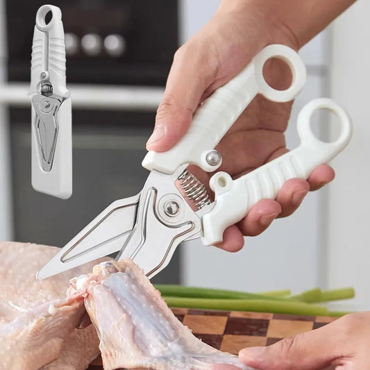 Sharp Kitchen Meat Cutting Shear Scissors - Pexav