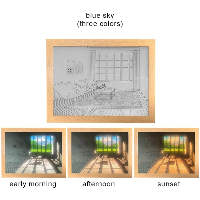 Colorful Modern LED Art Table Lamp