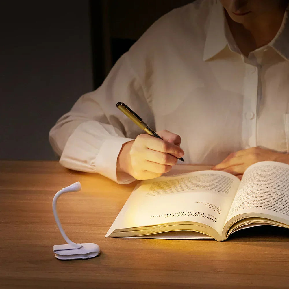Portable LED Reading Lamp Clip
