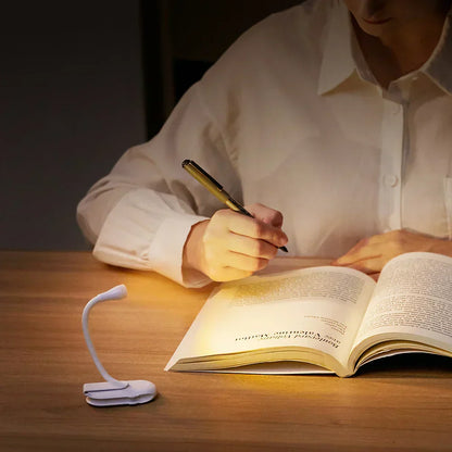 Portable LED Reading Lamp Clip