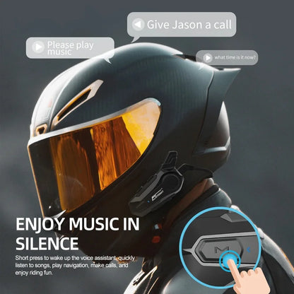 Waterproof Motorcycle Bluetooth Intercom Headset System