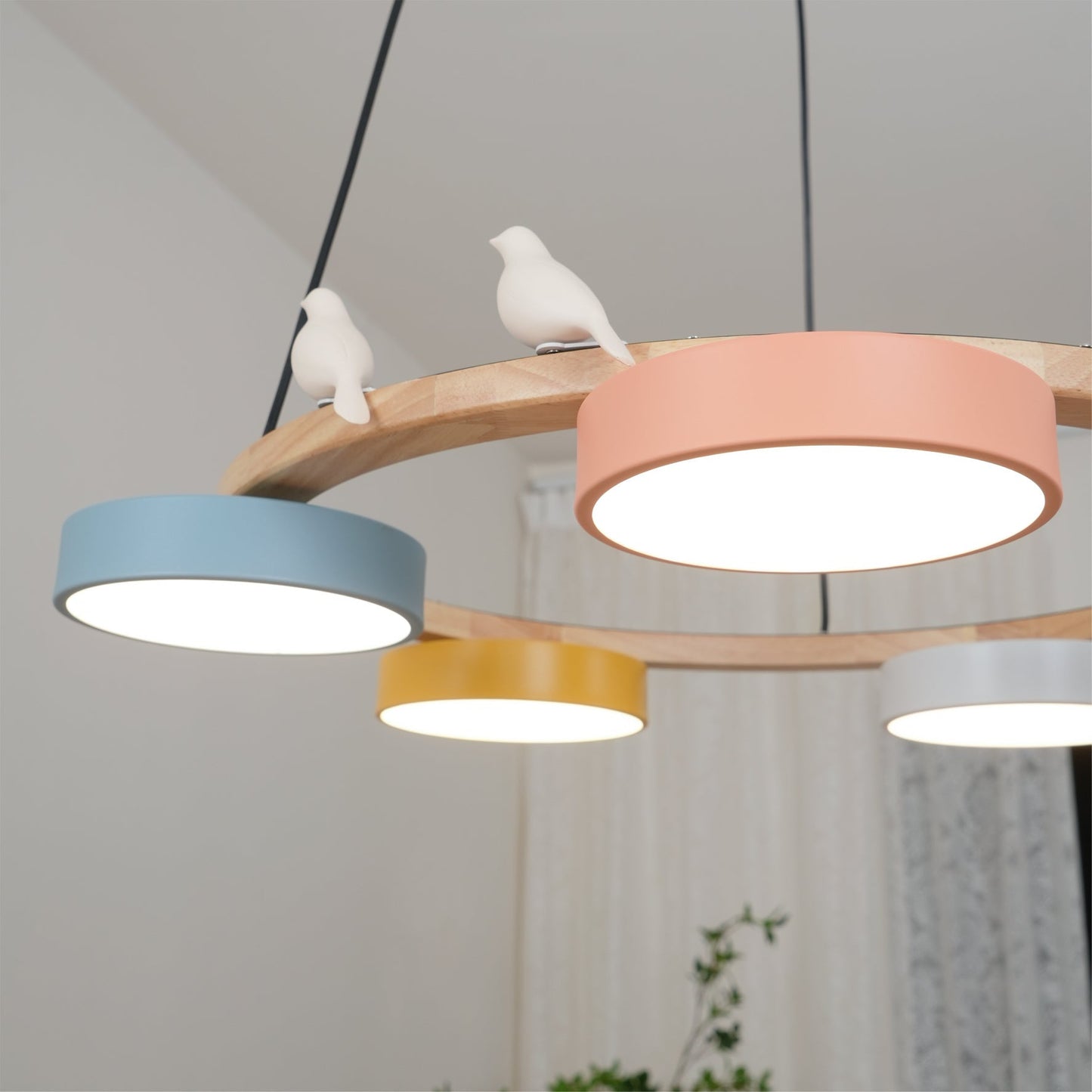 Beautiful Round Pendant LED Ceiling Light Fixture