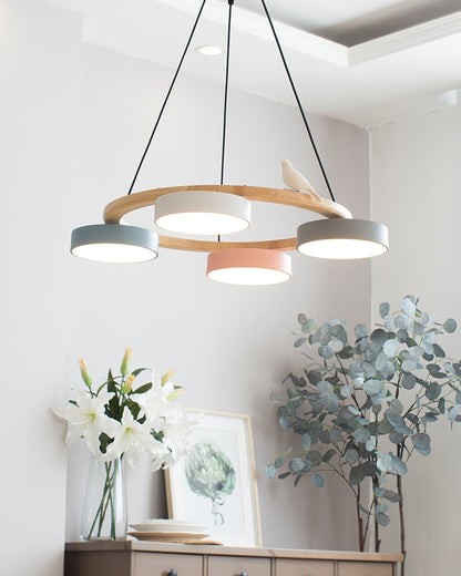 Beautiful Round Pendant LED Ceiling Light Fixture