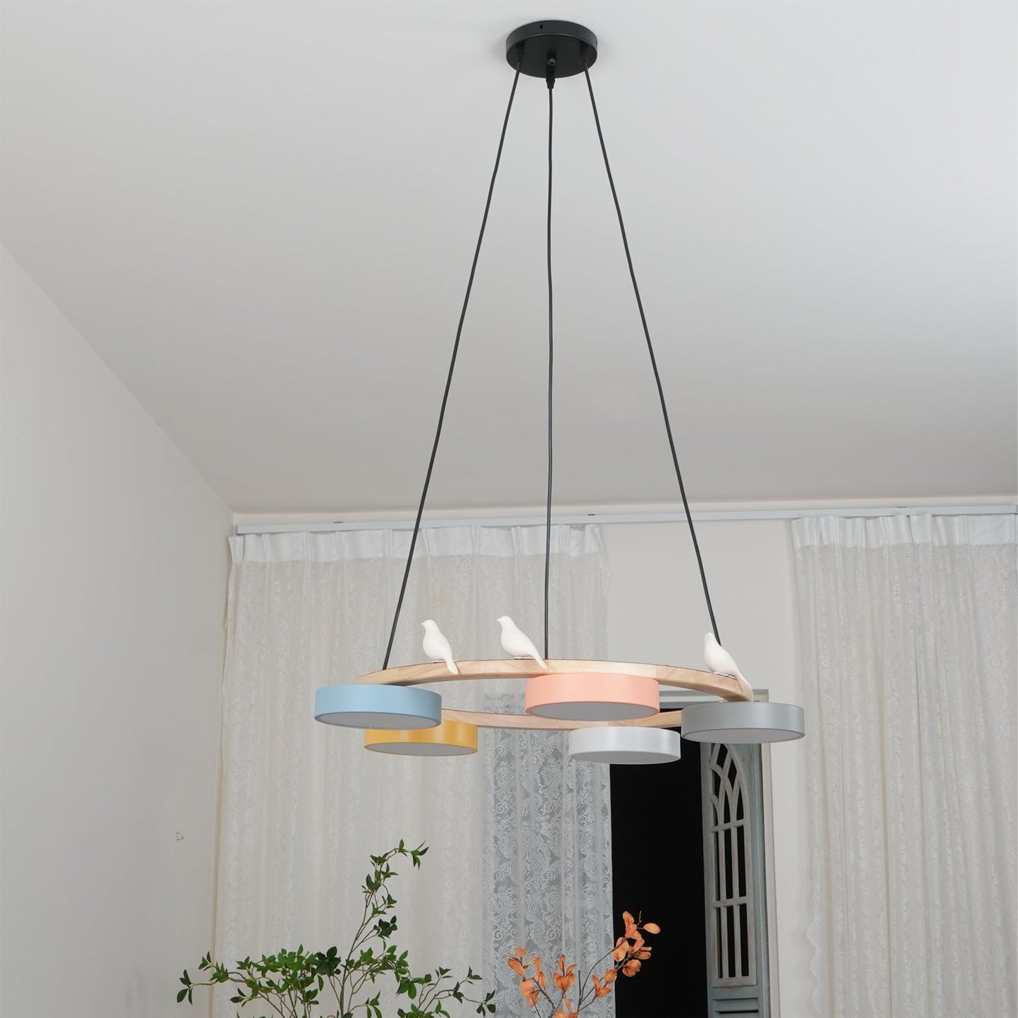 Beautiful Round Pendant LED Ceiling Light Fixture