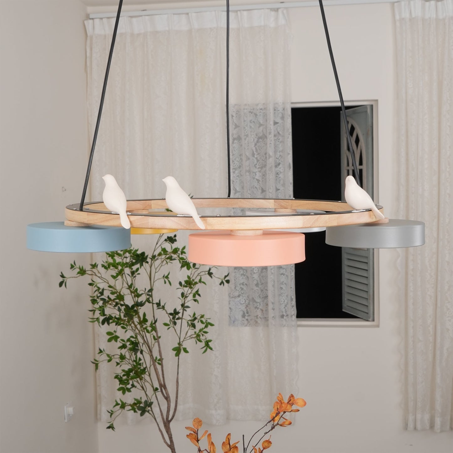 Beautiful Round Pendant LED Ceiling Light Fixture