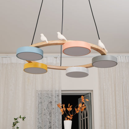 Beautiful Round Pendant LED Ceiling Light Fixture
