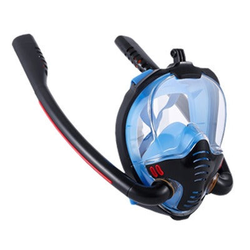 Soft Flexible Scuba Diving Mask with Dual Air Valves