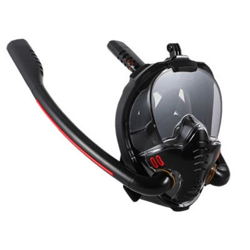Soft Flexible Scuba Diving Mask with Dual Air Valves