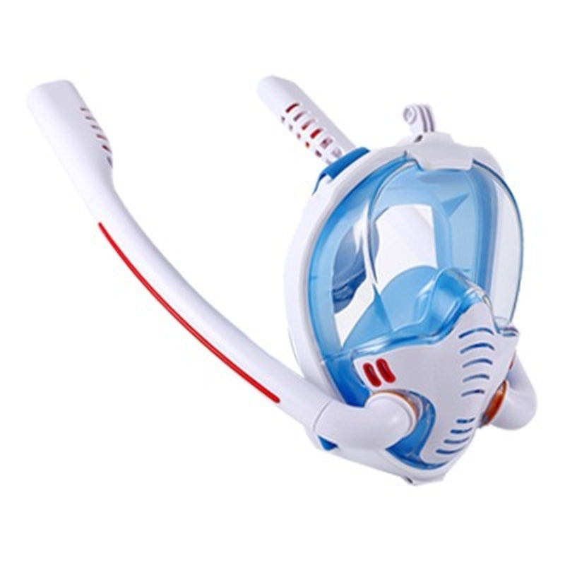Soft Flexible Scuba Diving Mask with Dual Air Valves