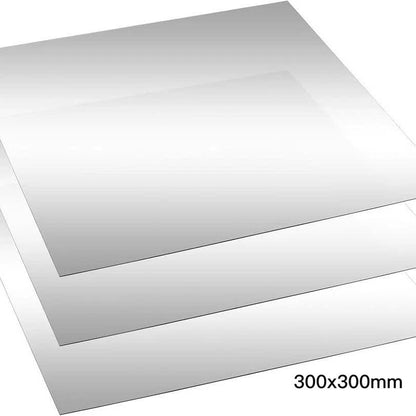 Silver Two-Way Mirror Panel – Double-Sided Acrylic PMMA Infinity Smart Surveillance Glass for Home and Commercial Use