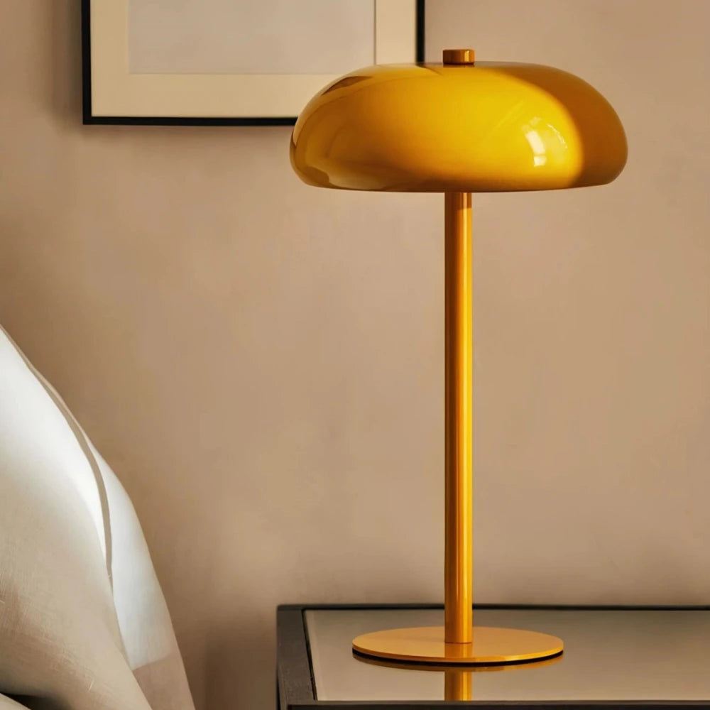 Compact Battery Table Lamp with Dimmable Touch Control - Pexav