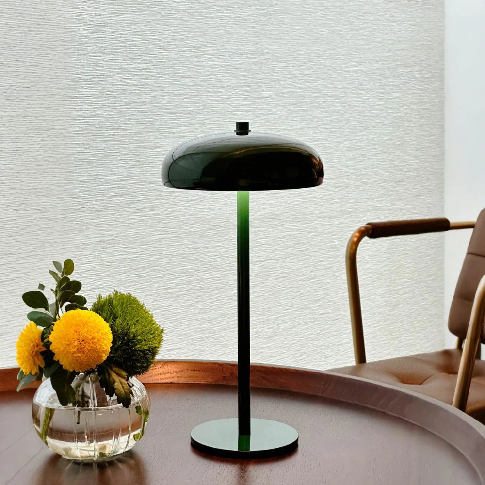 Sleek Retro Table Lamp – Rechargeable Cordless Touch Control Bedside Lamp with Adjustable Lighting 6