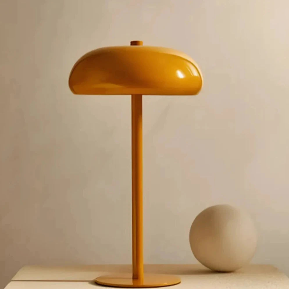 Sleek Retro Table Lamp – Rechargeable Cordless Touch Control Bedside Lamp with Adjustable Lighting 7