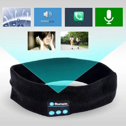 Sleep Bluetooth Headband Wireless, Bluetooth Sports Headband, Headband Eye Mask