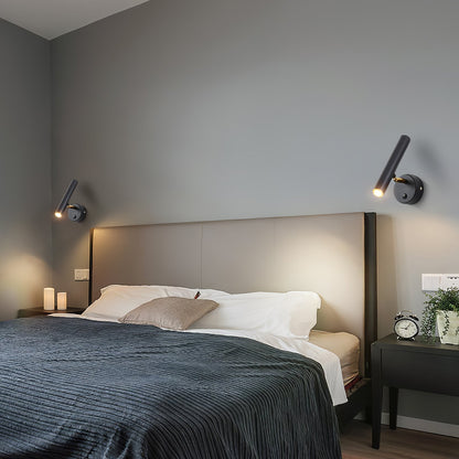 Slender Adjustable Wall Lamp with Integrated LED, Black Finish – Modern Sconce Light for Indoor Spaces 4