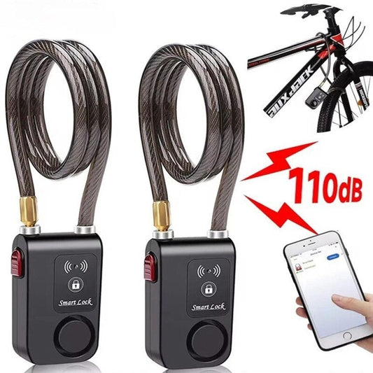 Secure Wireless Bike Lock with Loud Alarm and Mobile App - Pexav