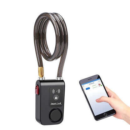 Smart Bluetooth Bike Lock with 110dB Alarm and App Control