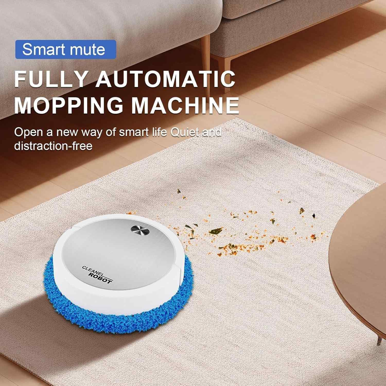 Smart Dual-Mode Floor Cleaning Robot – Wet & Dry Auto Mop with Long Battery Life and Low-Noise Operation