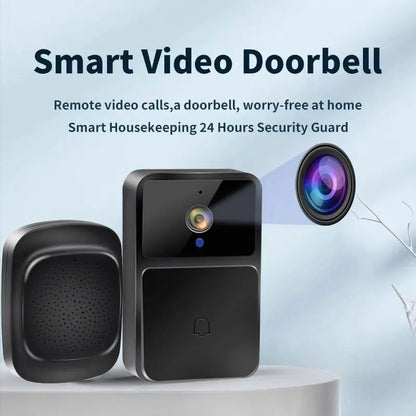 Smart Wireless WiFi Video Doorbell Camera with Two-Way Audio  – HD Night Vision, Two-Way Intercom & Voice Changer