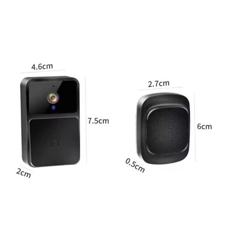 Smart Wireless WiFi Video Doorbell Camera with Two-Way Audio  – HD Night Vision, Two-Way Intercom & Voice Changer
