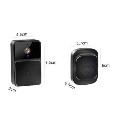 Smart Wireless WiFi Video Doorbell Camera with Two-Way Audio  – HD Night Vision, Two-Way Intercom & Voice Changer