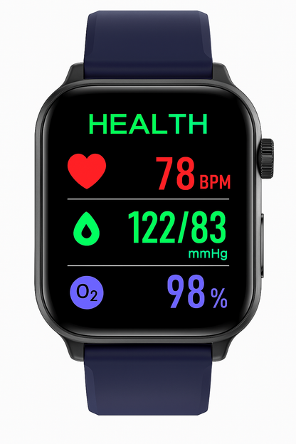 Advanced Fitness Smartwatch - Tracks ECG & Blood Pressure