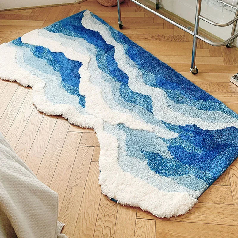 Gentle Beach Non-Slip Soft Area Rug